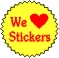 We love stickers